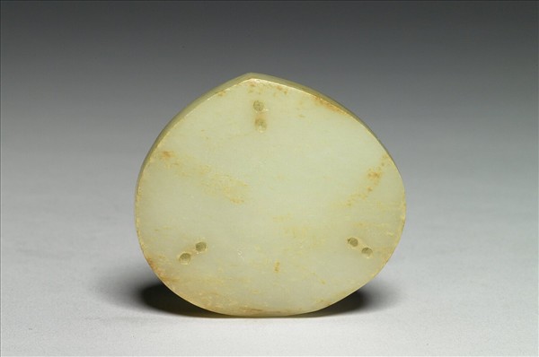 玉帶版桃形嵌件