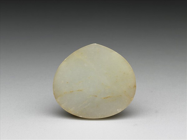 玉帶版桃形嵌件