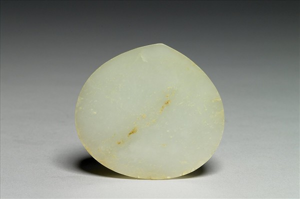 玉帶版桃形嵌件