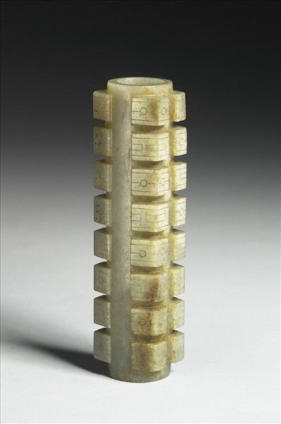 玉琮式瓶