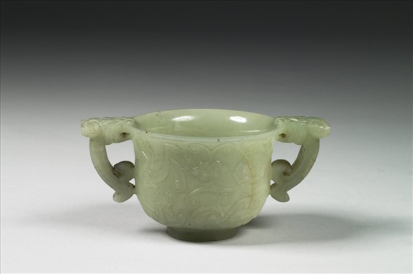 玉雙耳杯