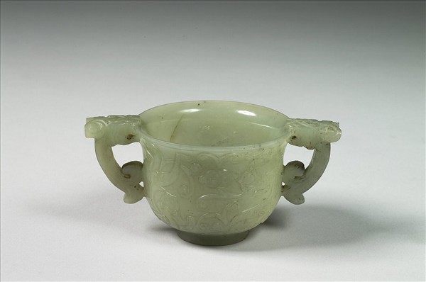 玉雙耳杯
