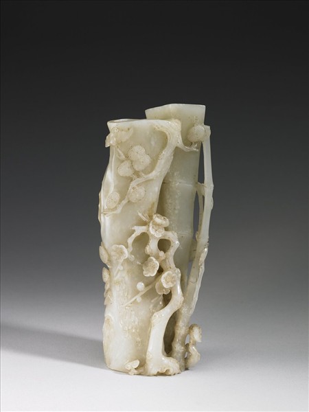 玉歲寒三友花插