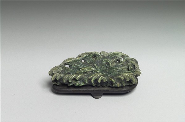 染骨水波紋座與木座