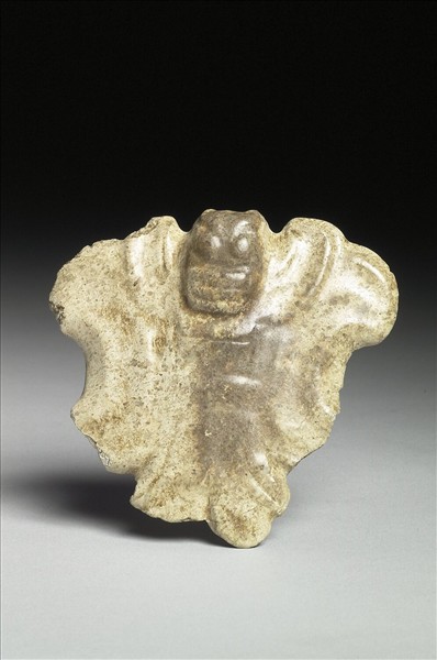 玉獸首鳥身形佩