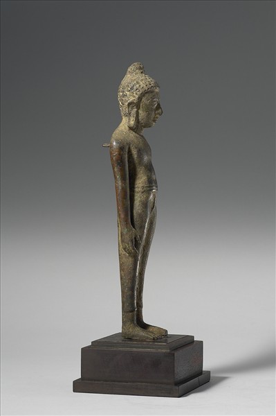 泰國 10世紀 青銅 佛立像