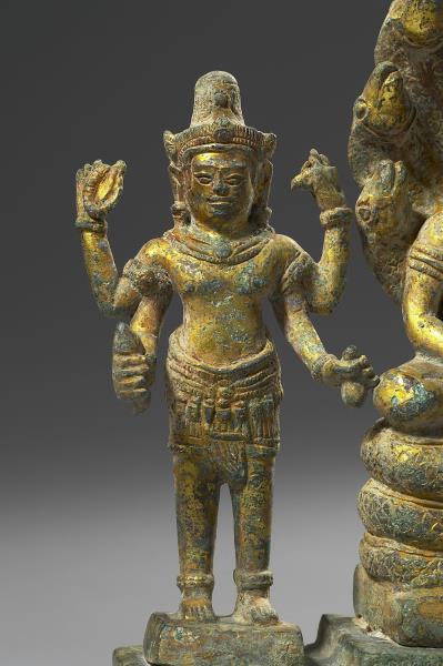 釋迦牟尼佛，四臂觀音，般若佛母三尊像