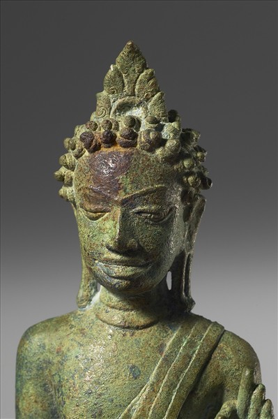 泰國 18世紀 青銅 佛立像