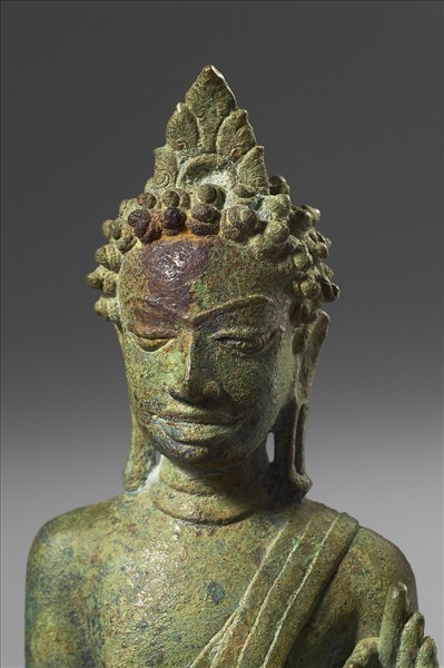 泰國 18世紀 青銅 佛立像