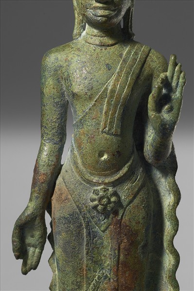 泰國 18世紀 青銅 佛立像