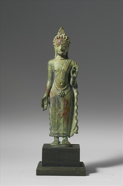 泰國 18世紀 青銅 佛立像