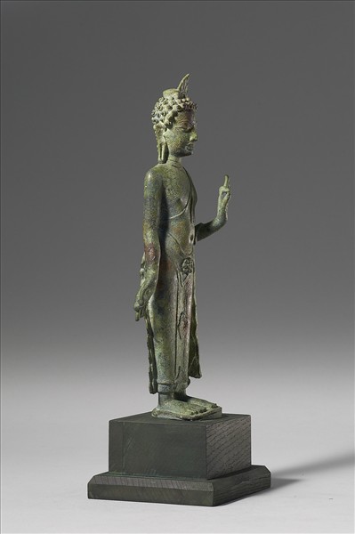 泰國 18世紀 青銅 佛立像