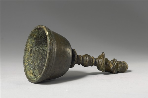 印尼 爪哇 15世紀 青銅鎏金 法鈴