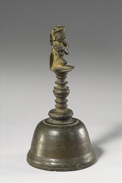 印尼 爪哇 15世紀 青銅鎏金 法鈴