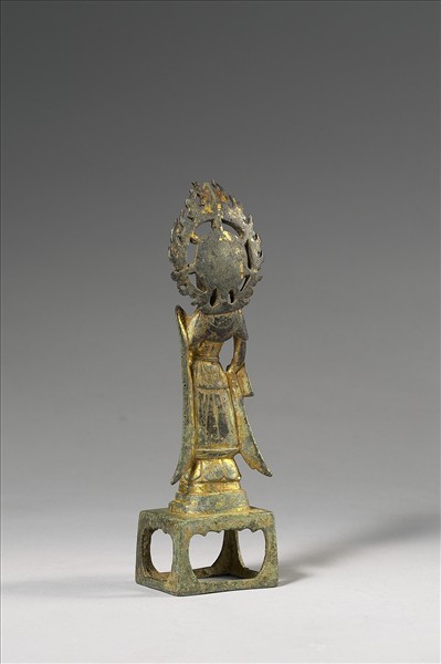 中國 隋 銅鎏金 菩薩立像