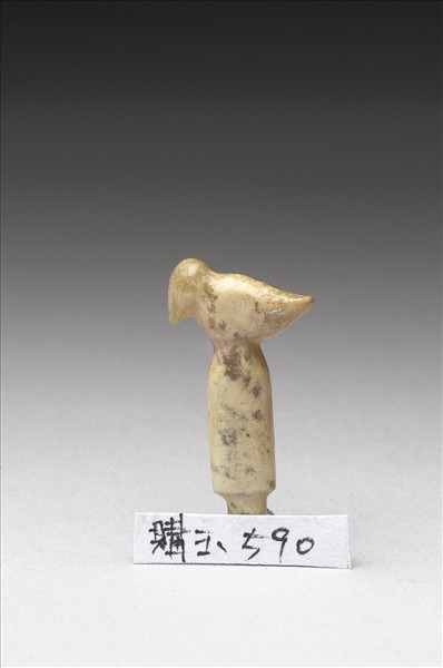 玉鳥立高柱形飾