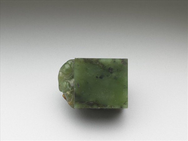 玉雙獸鈕未刻印