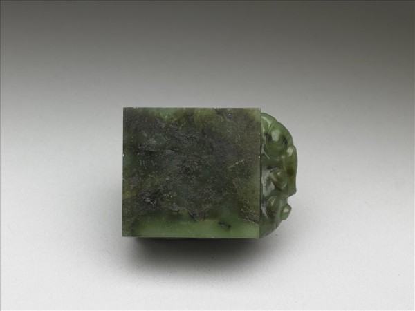 玉雙獸鈕未刻印