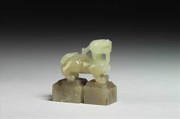 玉獸紐連珠未刻印