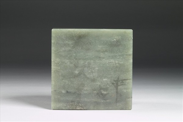 玉雙獸鈕未刻印