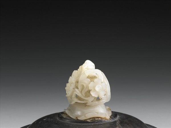 鴛鴦荷葉紋玉頂