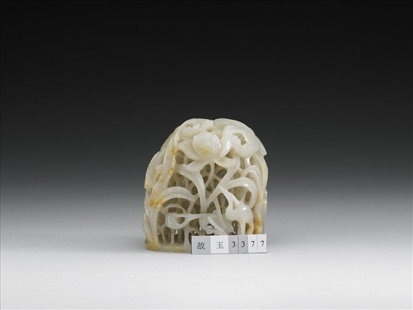 汀渚鷺鷥紋玉頂