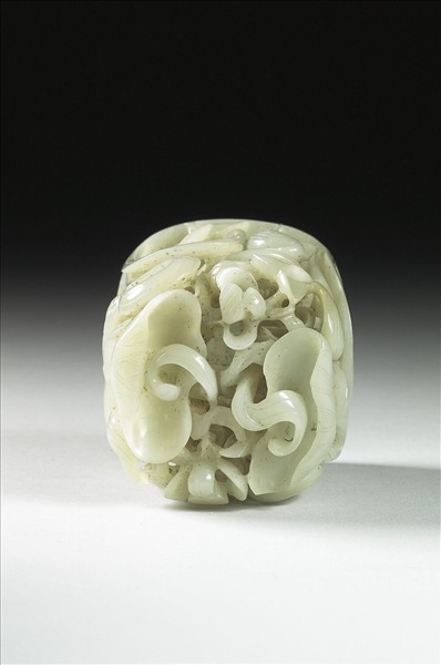 汀渚鷺鷥紋玉頂