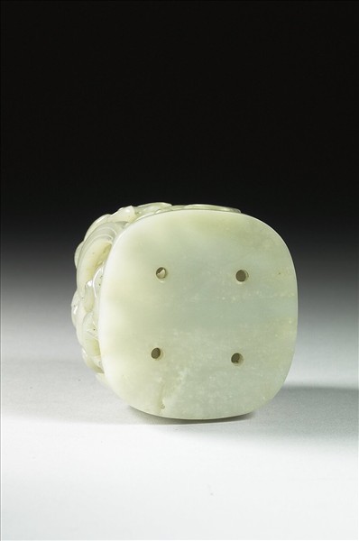 汀渚鷺鷥紋玉頂