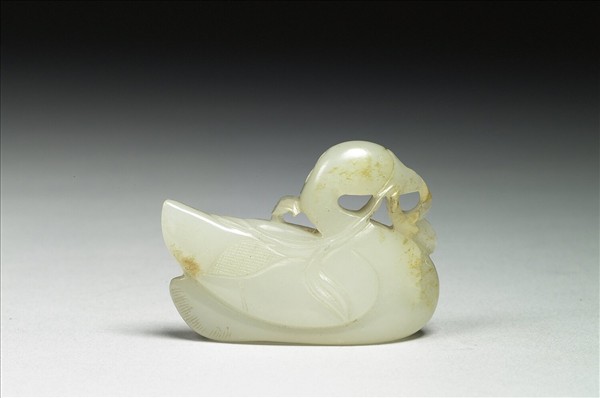 玉鵝形佩
