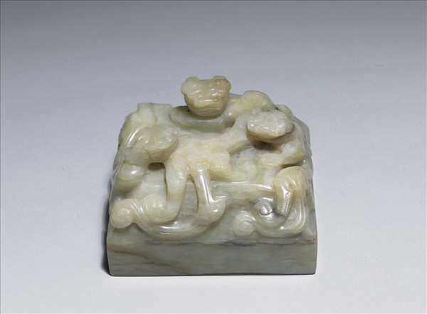 玉三獸鈕未刻印