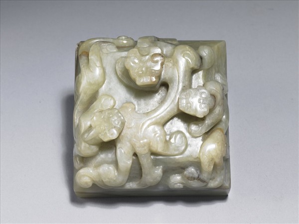 玉三獸鈕未刻印
