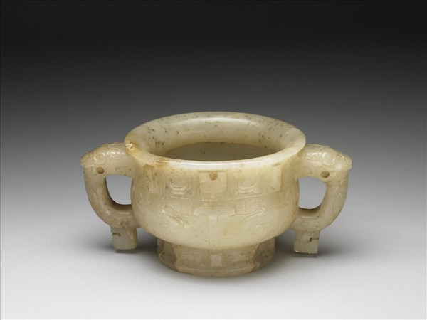 玉獸面紋簋式爐