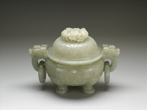 玉獸面紋爐