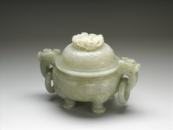 玉獸面紋爐