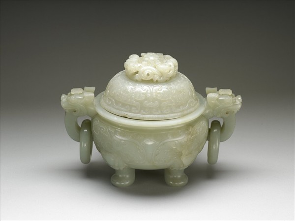 玉獸面紋爐