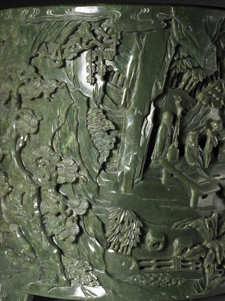 玉竹溪六逸筆筒