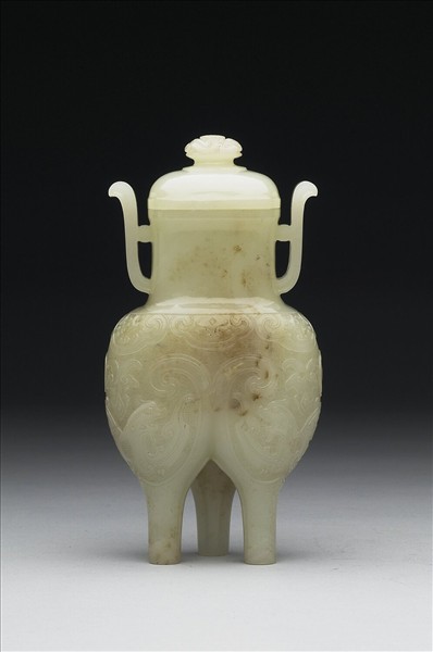 玉鬲鼎式壺