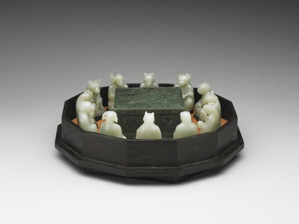 玉十二生肖(鼠)