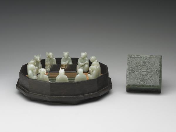 玉十二生肖(鼠)