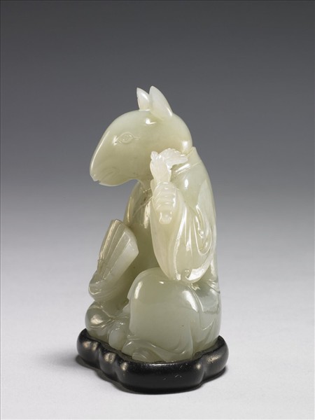 玉十二生肖(兔)