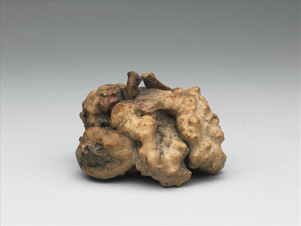 樹根雕瓜果形器