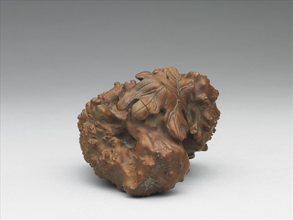 樹根雕瓜果形器