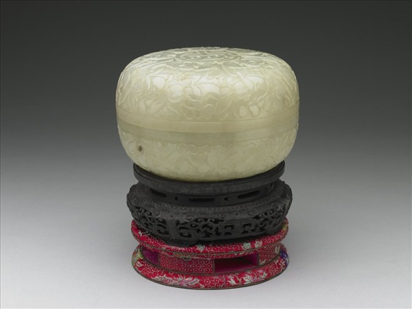 玉五福拱壽圓盒