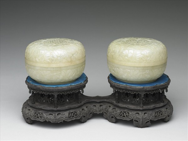 玉五福拱壽圓盒