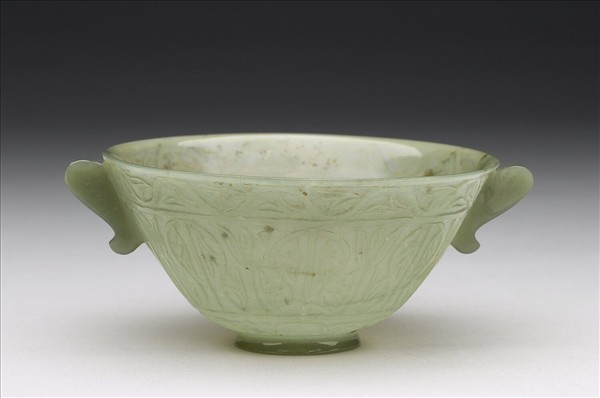 玉耳形雙柄碗