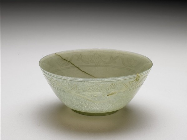 玉蔓連花邊圓碗