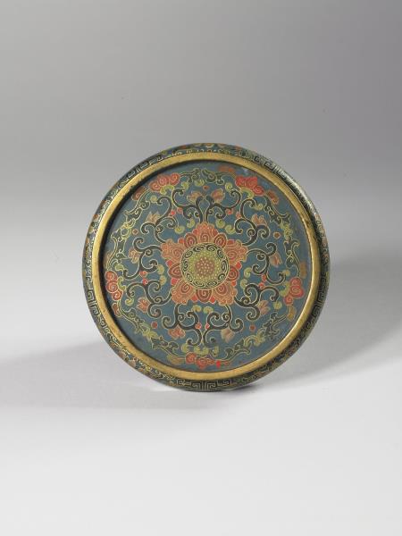 剔紅八寶番蓮紋觚