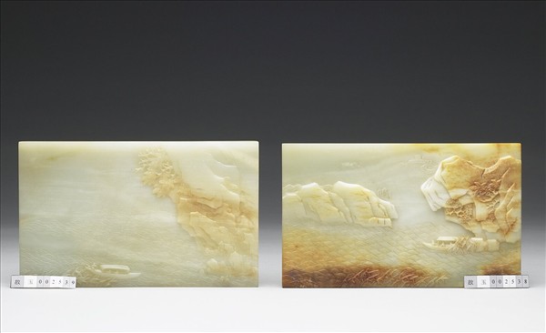 雕玉赤壁賦圖插屏