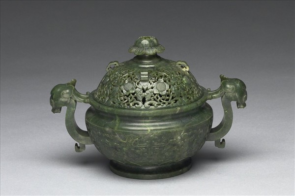 玉獸面紋爐