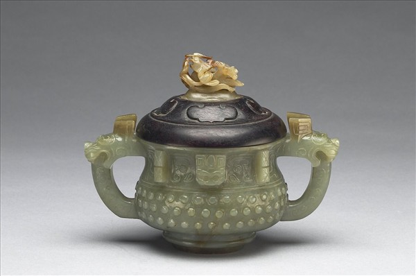 玉乳丁紋簋形爐